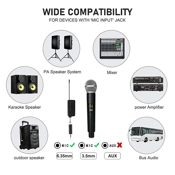 Wireless Rechargeable Handheld Microphone@ ido.lk
