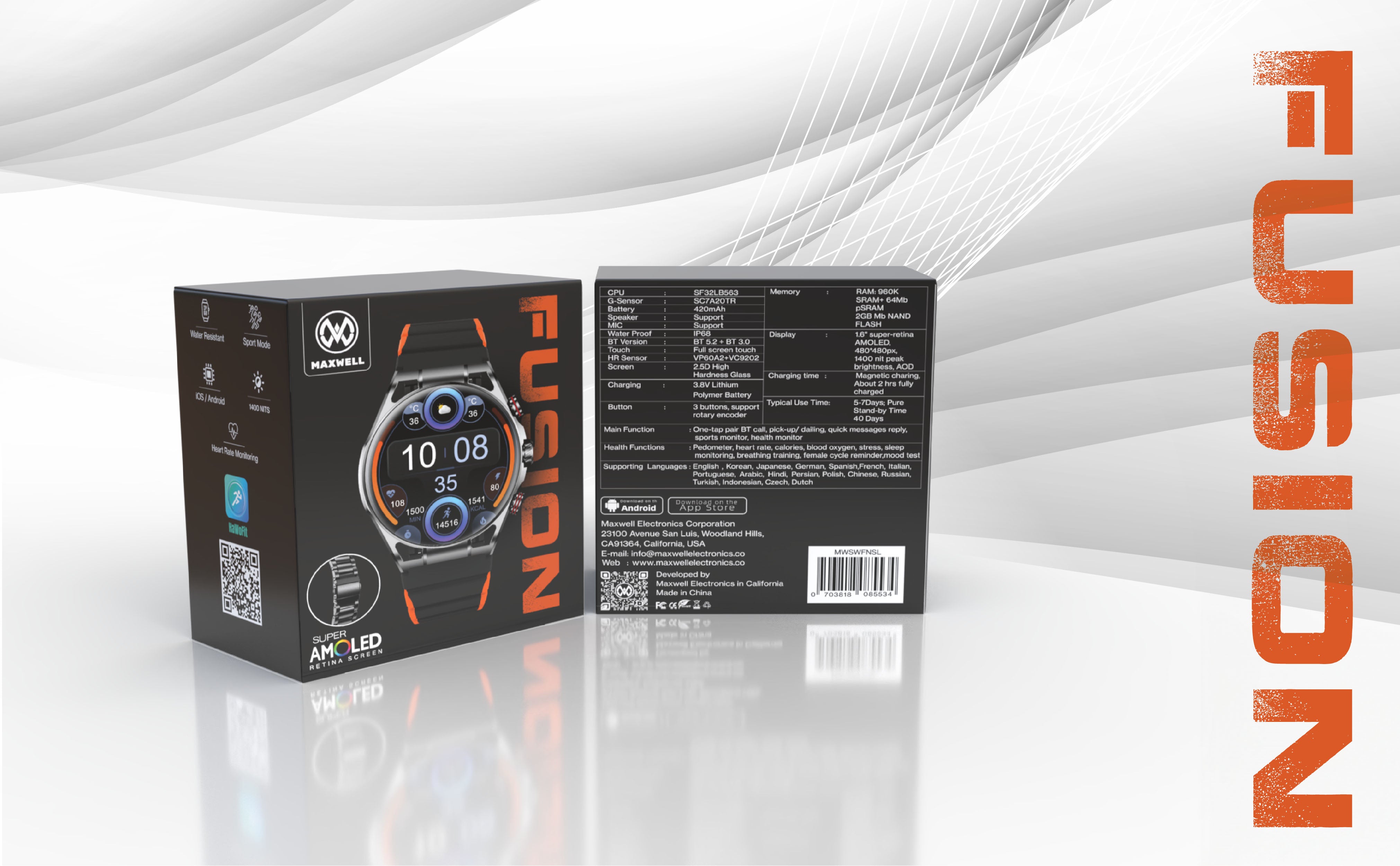 MAXWELL FUSION Smart Watch Best Price in Sri Lanka From ido.lk