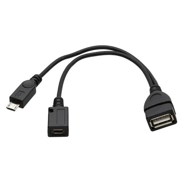 2 in 1 Micro Cable with USB Power Supply for TV Stick Sri Lanka@ ido.lk