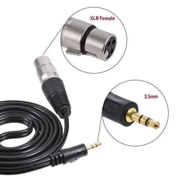 3.5mm to XLR Female Stereo Cable Headphone Jack Cable 1.5M Sri Lanka @ ido.lk