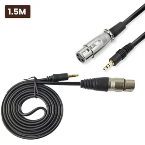 3.5mm to XLR Female Stereo Cable Headphone Jack Cable 1.5M@ido.lk