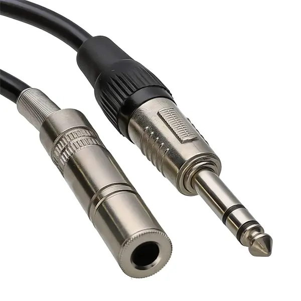 6.35mm TRS Jack to Female Extension Cable 3M Premium Quality @ ido.lk