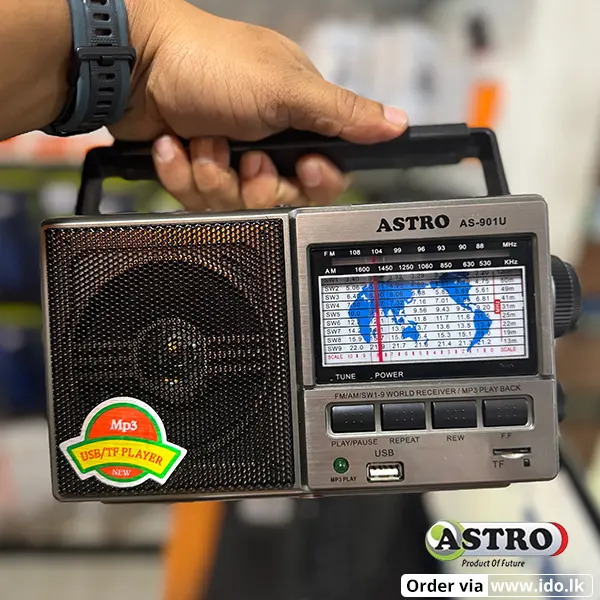 Astro AS-901U FM Radio with USB AMFMSW1-9 Sri Lanka @ido.lk
