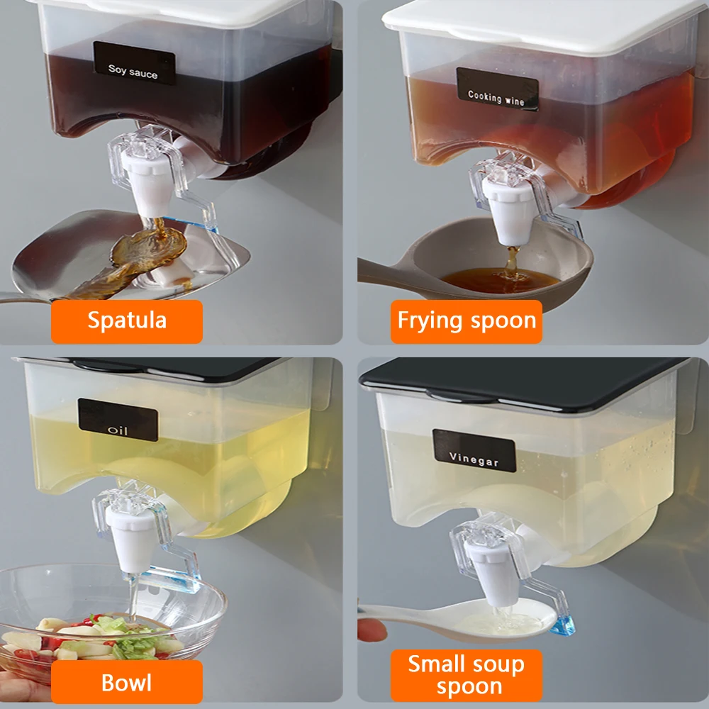 Wall Mounted Oil Dispenser Transparent Liquid Seasoning Tank: BuyWall Mounted Oil Dispenser Best Price in Sri Lanka | ido.lk