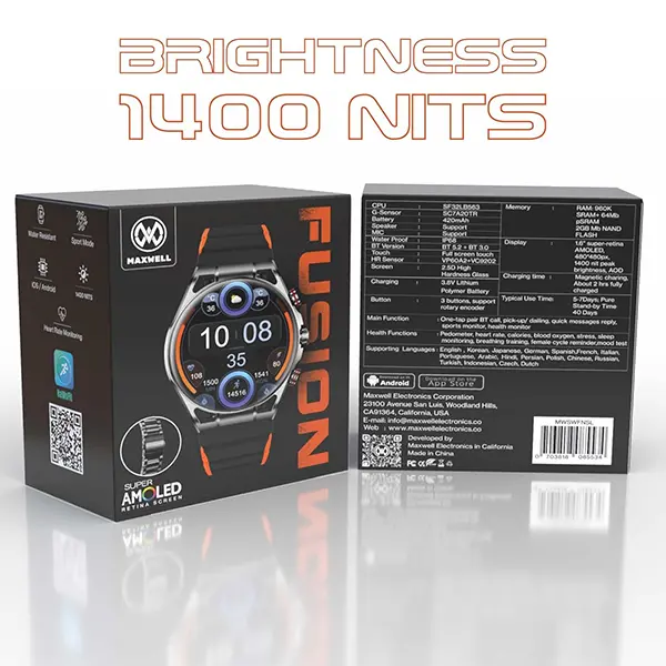 MAXWELL FUSION Smart Watch Sri Lanka @ ido.lk