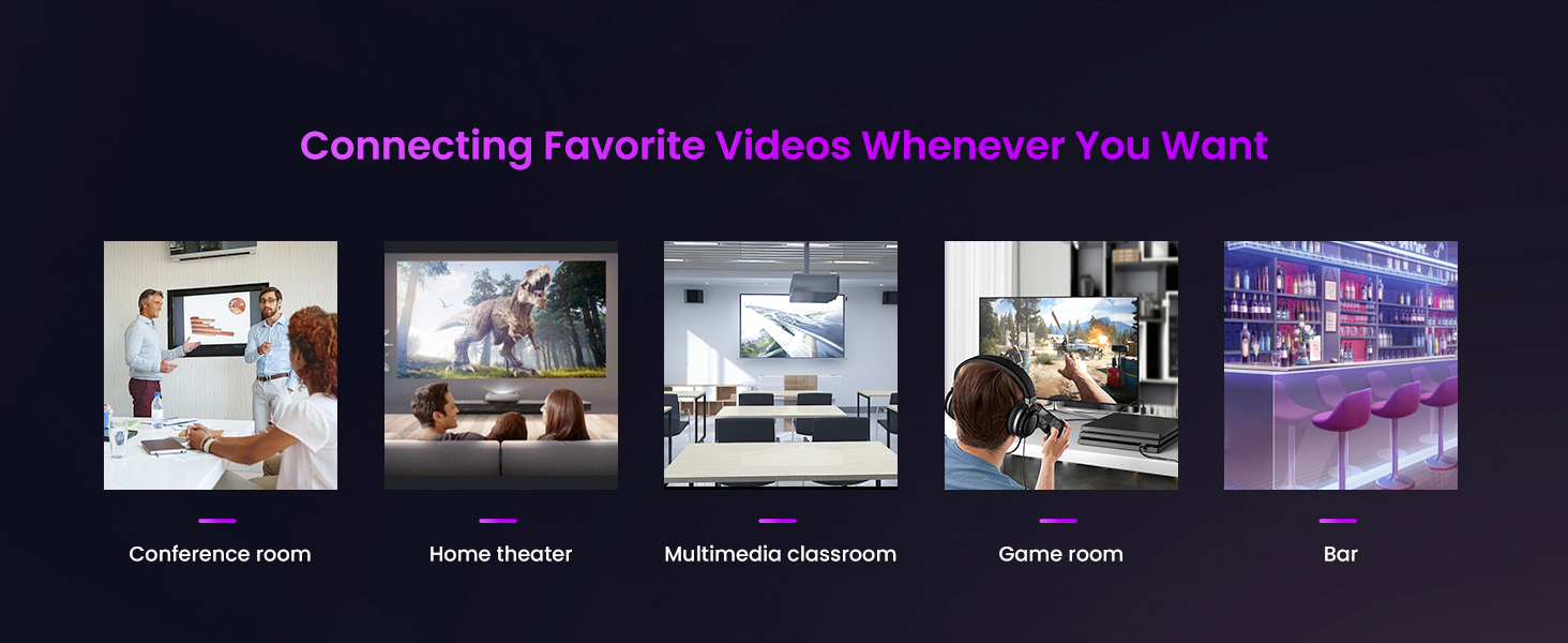 Ideal for improving sound systems with optical and 3.5mm audio outputs