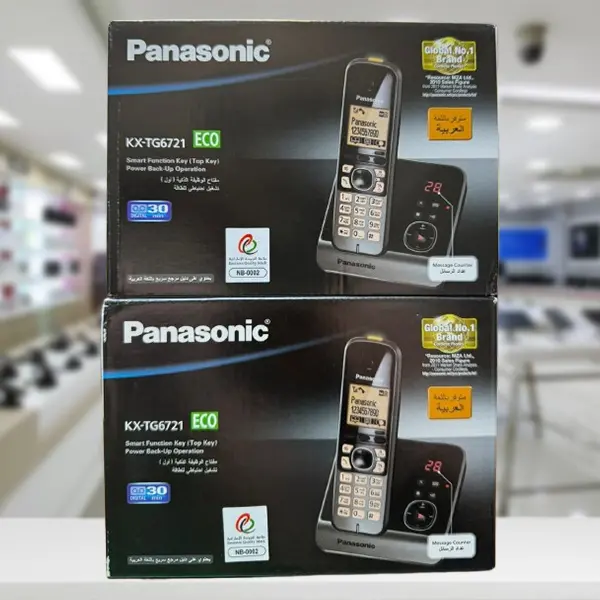 Panasonic KX-TG6721 DECT Cordless Phone Sri Lanka@ido.lk