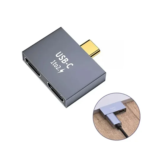 1 to 2 Type-C Splitter USB C Male to Dual USB C Female Sri Lanka