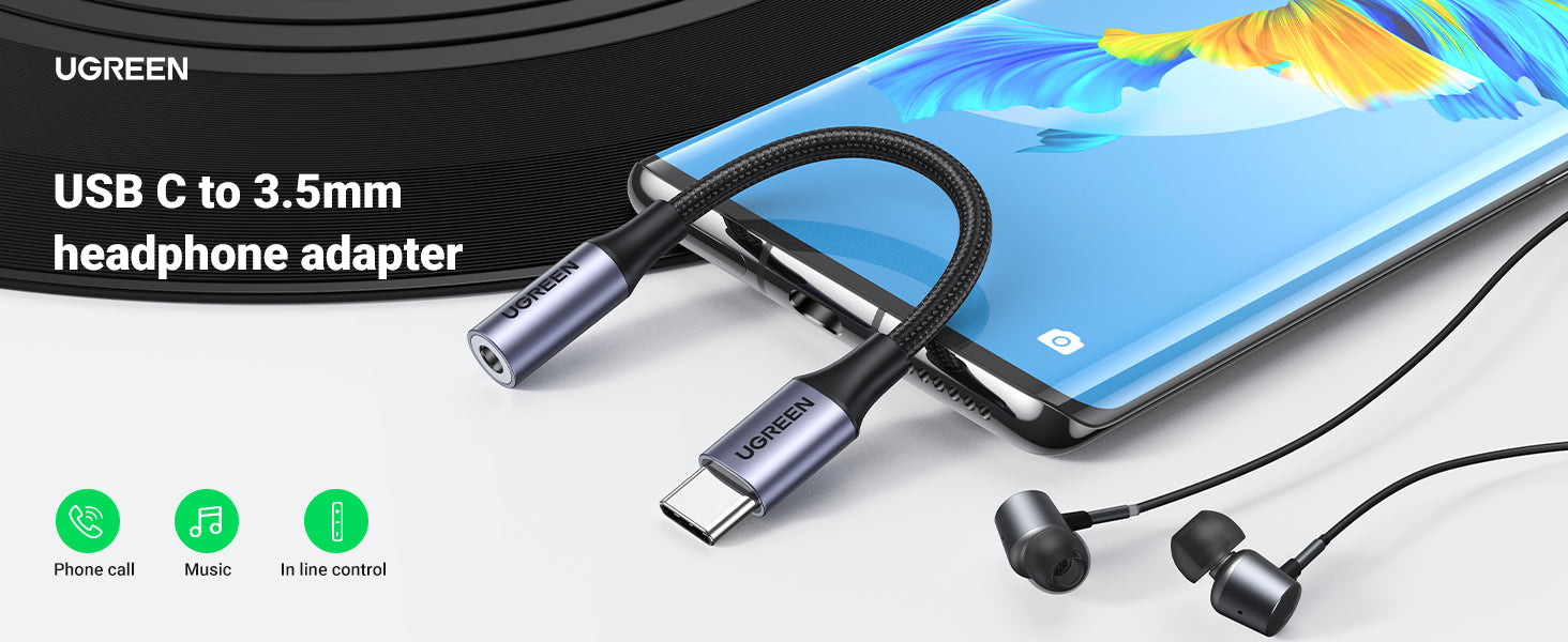 UGREEN USB C to 3.5mm Audio Adapter 30632 Best Price in Sri Lanka From ido.lk