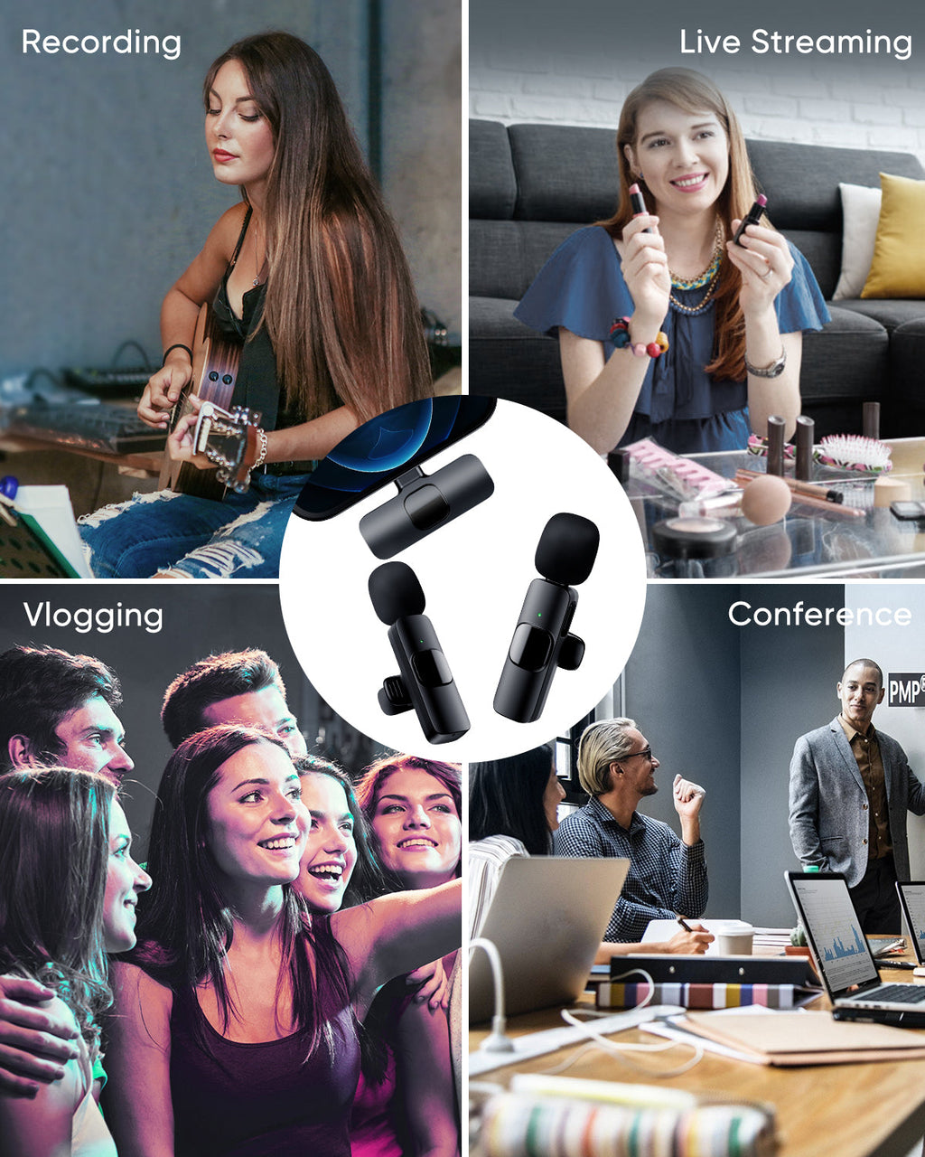 K9 Dual Wireless Clip Microphone: Buy K9 Dual Wireless Clip Microphone in Sri Lanka | ido.lk