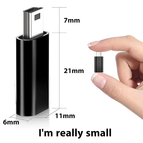 Mini USB Male to USB C Female Adapter Sri lanka @ido.lk