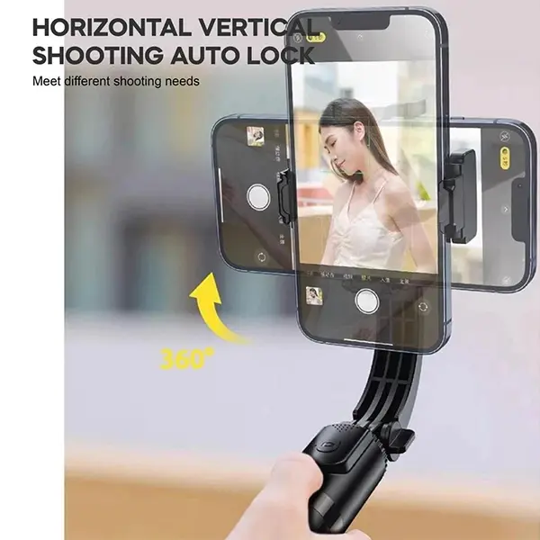 Plokama P66 Gimbal Stabilizer Stand Selfie Stick @ ido.lk