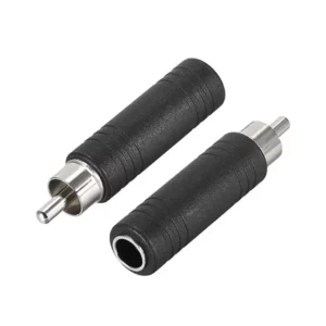 RCA Male to 6.35mm Female Connector@ ido.lk