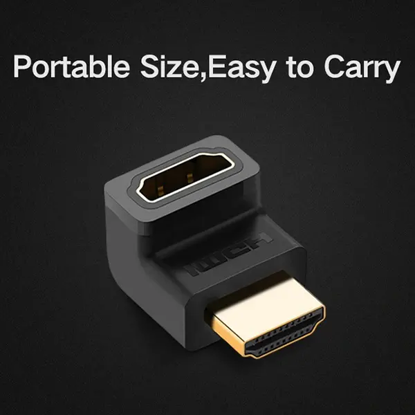 UGREEN HDMI 4K Male to Female Up-angled Connector 20110@ ido.lk