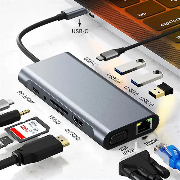 USB Type C 11 in 1 Hub HDMI in Sri Lanka @ ido.lk