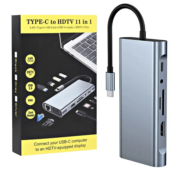 USB Type C 11 in 1 Hub HDMI in Sri Lanka @ido.lk