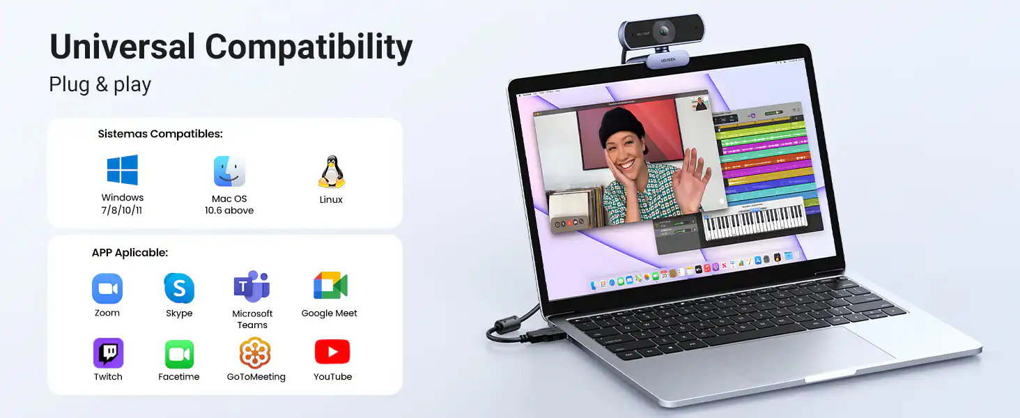 Top-rated 1080p HD webcam for online meetings and classes