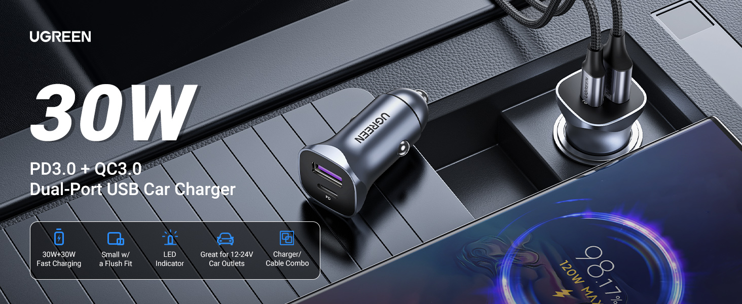 usb c car charger