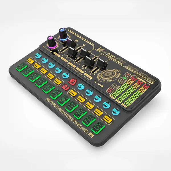 K500 Sound Card With Condenser Mic @ido.lk