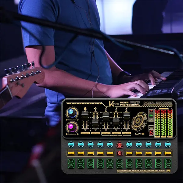 K500 Sound Card With Condenser Mic Sri Lanka @ ido.lk