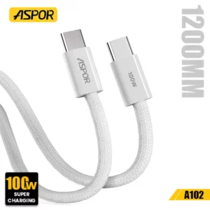 Aspor A012 100W USB C to C Cable@ido.lk