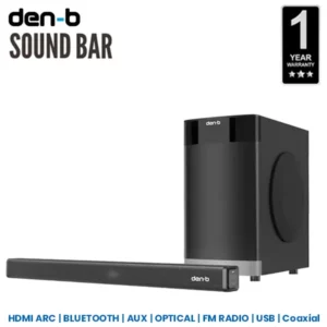 Den B Sound bar Cinematic 2.1 Sound System@ido.lk