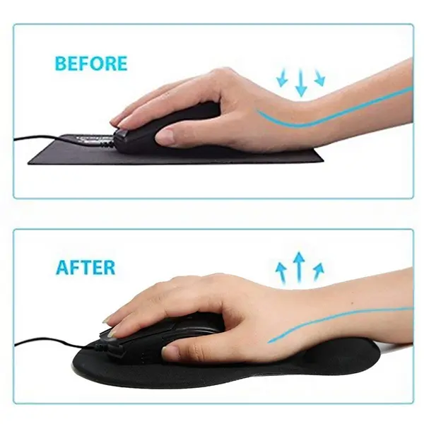 Gel Mouse Pad with Wrist Rest Support @ido.lk