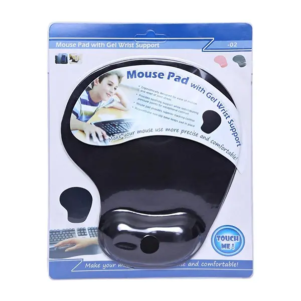 Gel Mouse Pad with Wrist Rest Support@ ido.lk