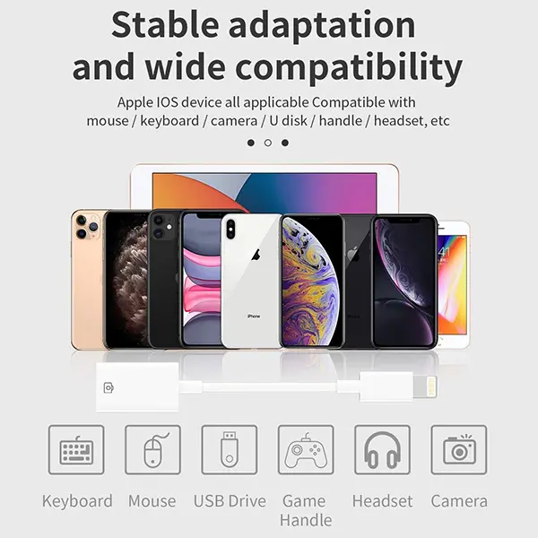 iPhone Lightning to USB OTG Adapter Sri Lanka @ido.lk