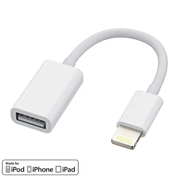 iPhone Lightning to USB OTG Adapter@ido.lk