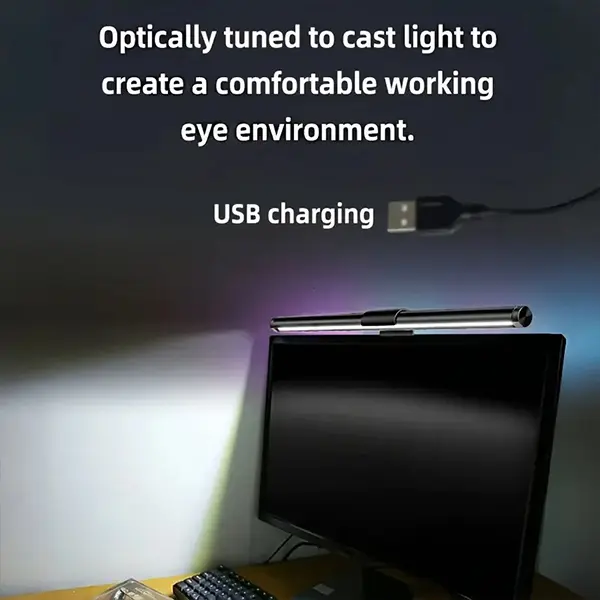 Monitor Light Bar USB LED Work Light 3 Adjustable Color + RGB backlight Sri Lanka@ ido.lk