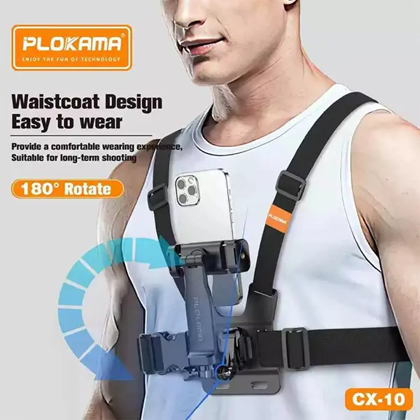 PLOKAMA CX10 Chest Strap Phone Mount Holder in Sri Lanka@ ido.lk