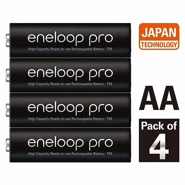 Panasonic Eneloop Pro AA Rechargeable Battery Pack 4Pcs 2550mAh SriLanka @ido.lk