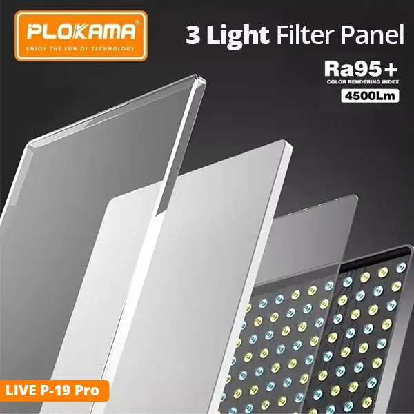 Plokama Live P24 Pro RGB LED Fill Light Panel @ ido.lk