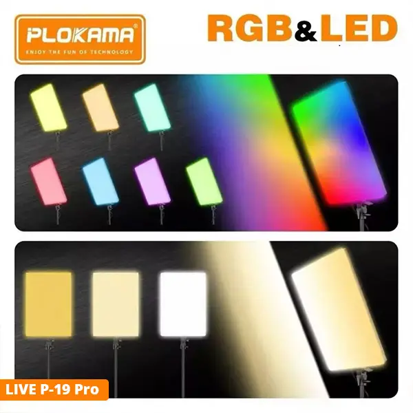 Plokama Live P24 Pro RGB LED Fill Light Panel Sri Lanka @ido.lk