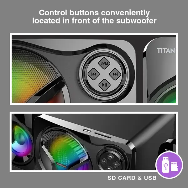 SonicGear Titan 3 BTMI Bluetooth USB Speaker SriLanka@ido.lk