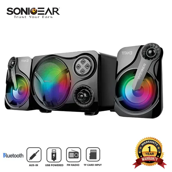 SonicGear Titan 3 BTMI Bluetooth USB Speaker@ido.lk