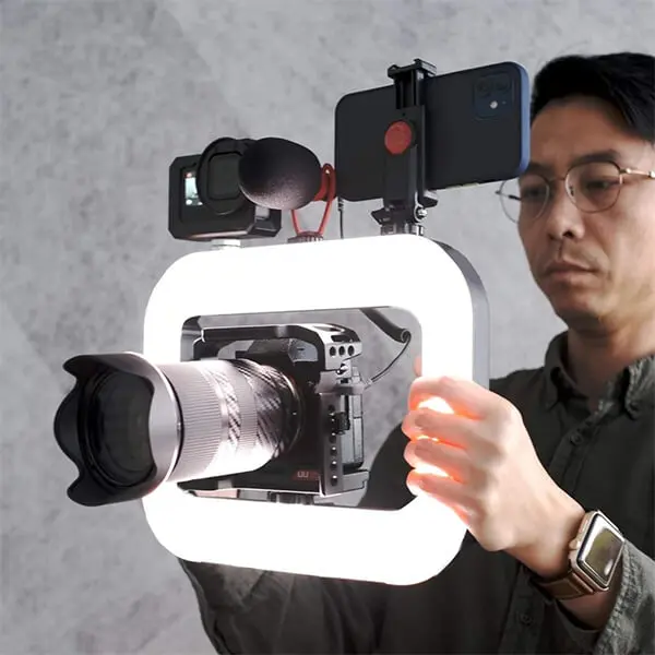 Rechargeable Handheld Video Fill Light YM200 Lowest Price in Sri Lanka@ido.lk