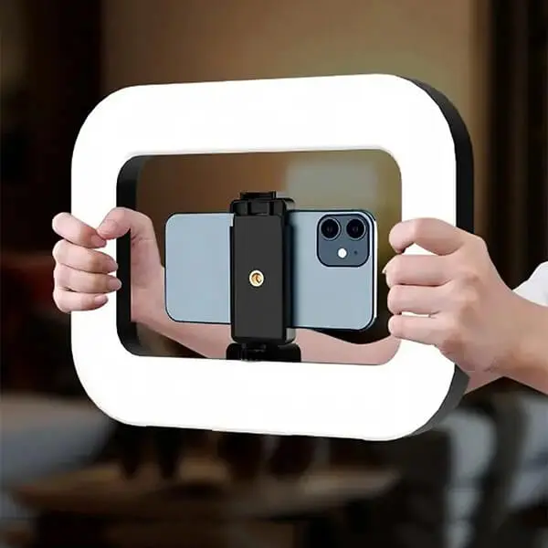 Rechargeable Handheld Video Fill Light YM200@ ido.lk