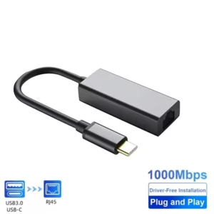 USB C Gigabit Ethernet Adapter USB 3.0 1000Mbps Network LAN Converter@ido.lk