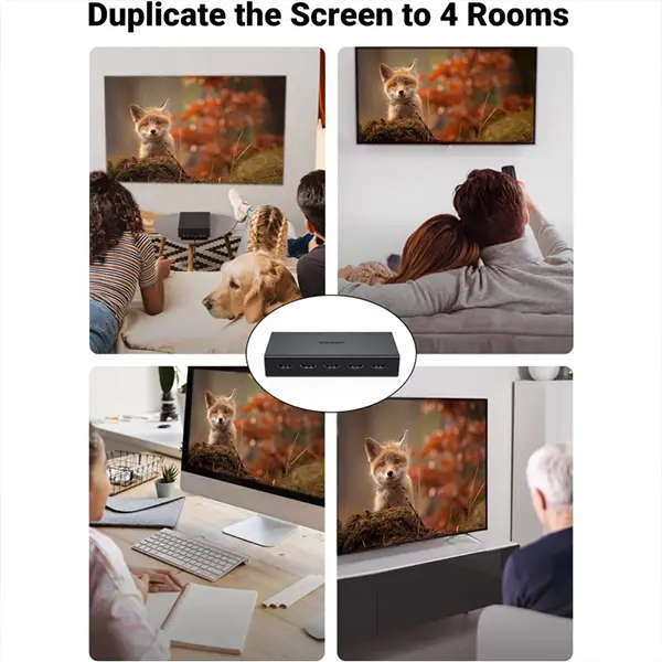 Ugreen 1 in 4 out HDMI Splitter 4K@60Hz with EDID 90514 in Sri Lanka @ido.lk