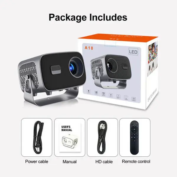 A10 Android Smart Projector Home Mini HD Projector Price in Sri Lanka@ido.lk