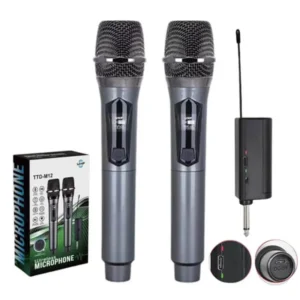 TTD-M12 Dual Handheld Wireless Microphones@ido.lk