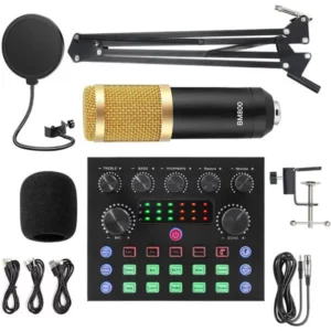 V8S Live Sound Card with BM800 Condenser Mic@ido.lk