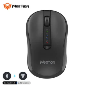 Meetion BTM185 2.4G Wireless + Bluetooth Silent Mouse@ido.lk