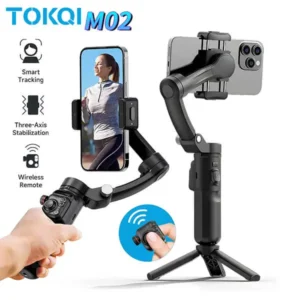 TOKQI M02 3 Axis Handheld Gimbal Stabilizer for Smartphone@ido.lk