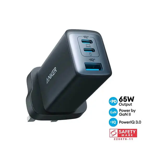 Anker 65W 3 Port USB C Charger PowerPort III@ido.lk