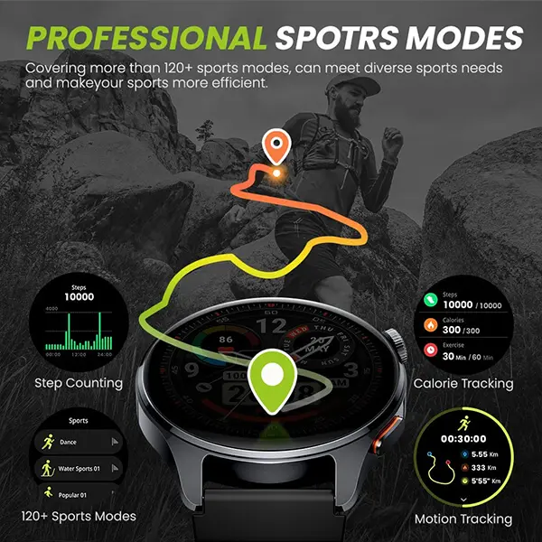 HAYLOU Watch 4S Smartwatch Five-Star GPS@ido.lk