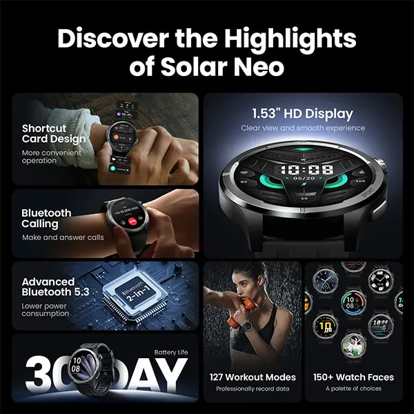 Haylou Solar Neo Smartwatch Calling Watch Price in Sri Lanka @ido.lk