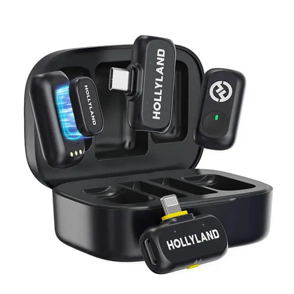 Hollyland LARK A1 Dual Wireless Mic Combo @ido.lk